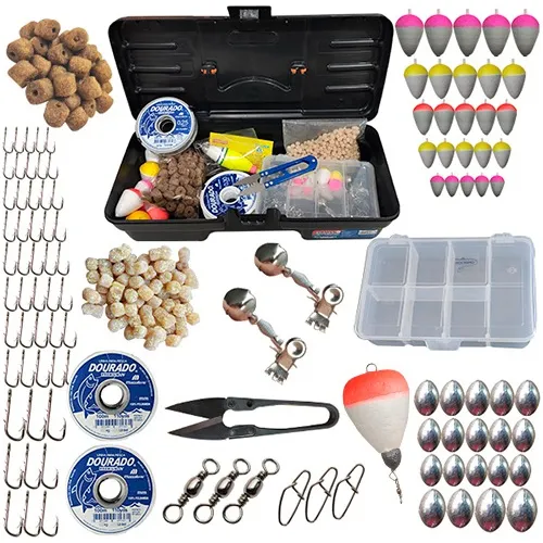 Caixa Maleta Anzóis Chumbo Girador Estojo Tralha Completa