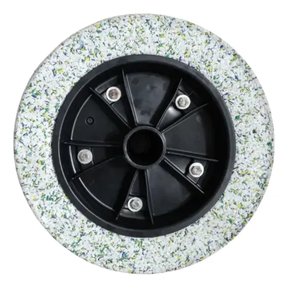 Roda 12 19 22 26 Mm Pneu Não Fura Para Carrinho De Mão