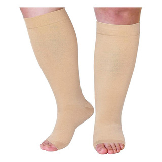 Calcetines Compresores, 1 Par, Pantorrilla Ancha, Punta Abie Calcetines Compresores, 1 Par, Pantorrilla Ancha, Punta Abie