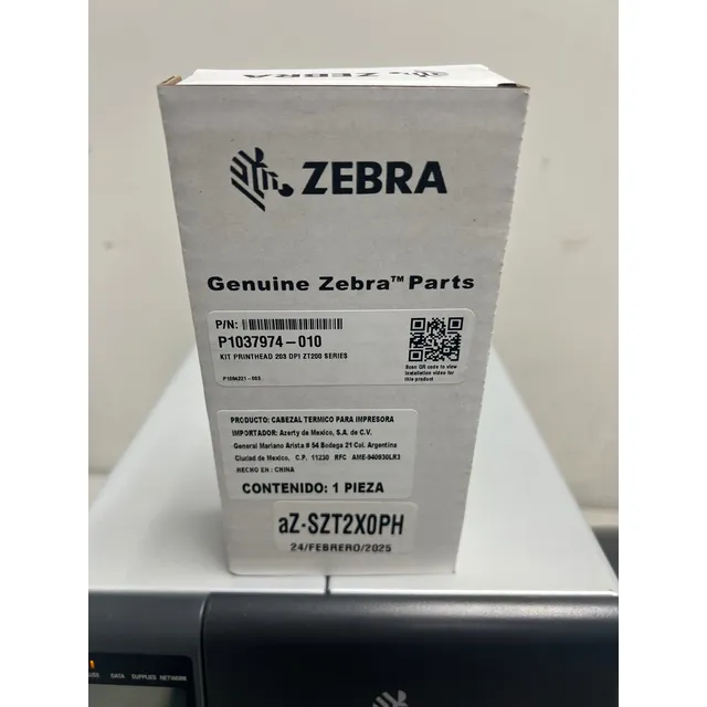 Kit Cabezal Zebra 203 Dpi Zt200 Series P1037974-010 Zebra