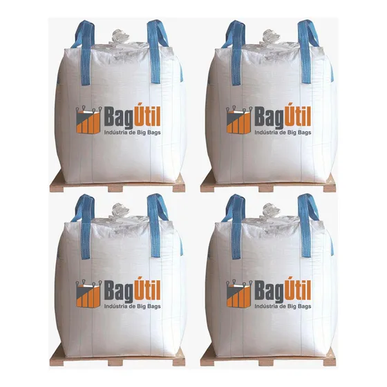 4 Saco Big Bag P/ Armazenagem De Milho 1.000kg
