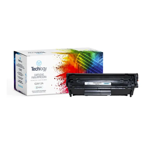 Toner Techlogy 12a Q2612a Compatible Con 1010 1012 1018 1020