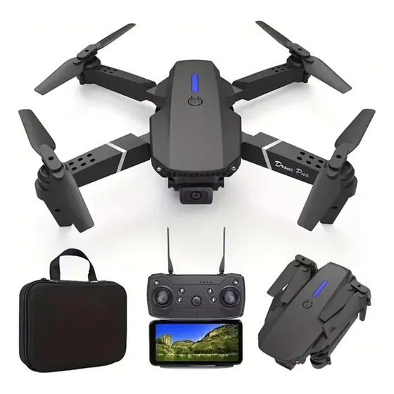 Dron E88pro Profesional 4k Dual Cámara Hd Wifi Fpv Plegable