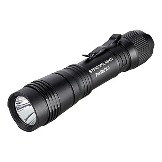 Lampara Táctica Streamlight Protac 2.0 Recargable Negra Color de la luz Blanca