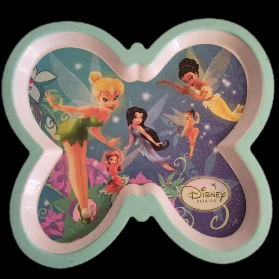 Plato Para Niñas Tinkerbell Disney Original