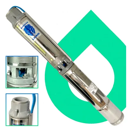 Bomba Submersa Leão 1,5cv Trifásica 230v Vazão Até 6500l/h 220v