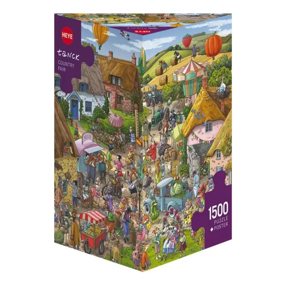 Puzzle Heye 1500  Tanck, Country Fair + Envío