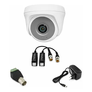 Kit Câmera Analogica Dome Video Porteiro Ivr 1010 Ivr 1070 Branco