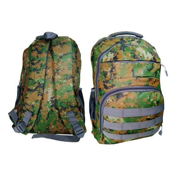 Morral Camuflado Escolar Bolso Mochila Viaje