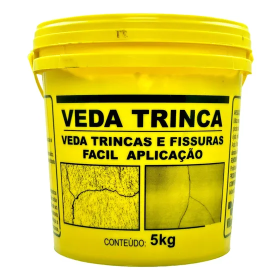 Veda Trinca De Parede Selante Para Rachaduras Spartex 5kg