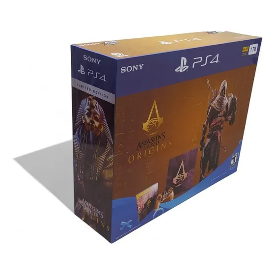 Caixa De Madeira Mdf Ps4 Assassin's Creed