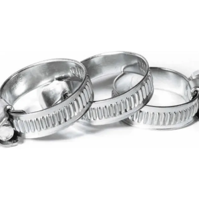 Abrazadera Acero Inox. 1.1/2 - 2.1/4ab-28 Truper 10 Unidades