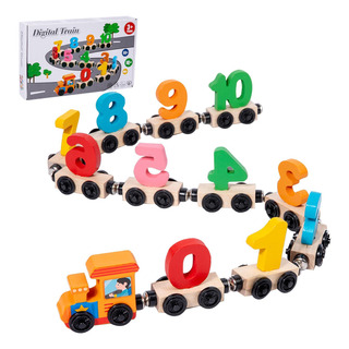 Juego De Tren Magnético De Madera Tren Magnético De Madera A Juego De Tren Magnético De Madera Tren Magnético De Madera A