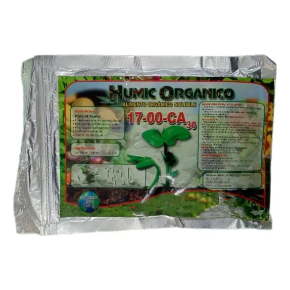 Fertilizante Humic Organic 17-00-ca30 (50 Unidades)