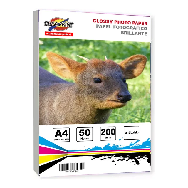Papel Fotografico 1200 Hojas A4 Premium Brillante 200 Grs