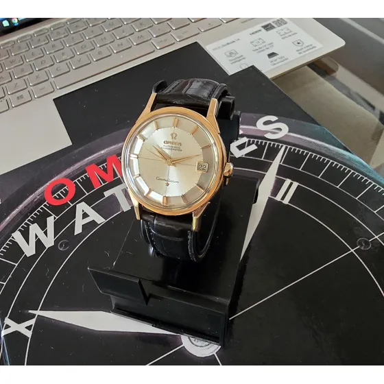 Omega Constellation Pie-pan Ouro 18k Cal 561 14902/3 Sc-62