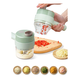 Cortador De Verduras Y Frutas Recargable Con Utensilios Cortador De Verduras Y Frutas Recargable Con Utensilios