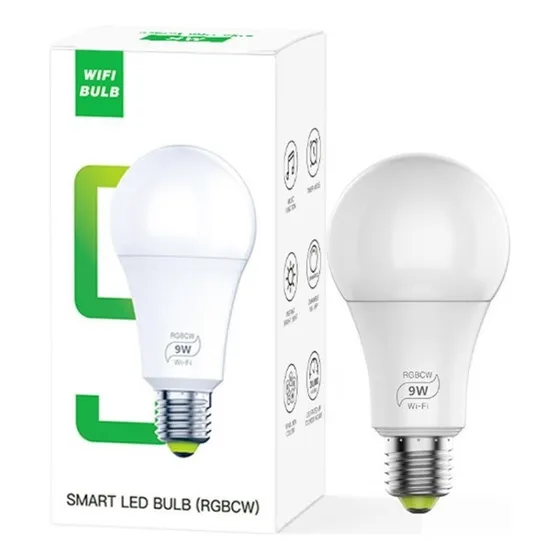 Af Foco Inteligente Wifi Rgbcw 9w Led E27 Alexa Magichome