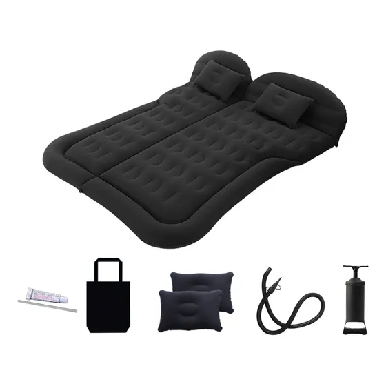 Inflable Colchón Portátil Acampar Dormir Doble Con 2almohada