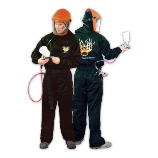 High Teck Traje Aerosol Fibra Carbono Para Pintura Estatica