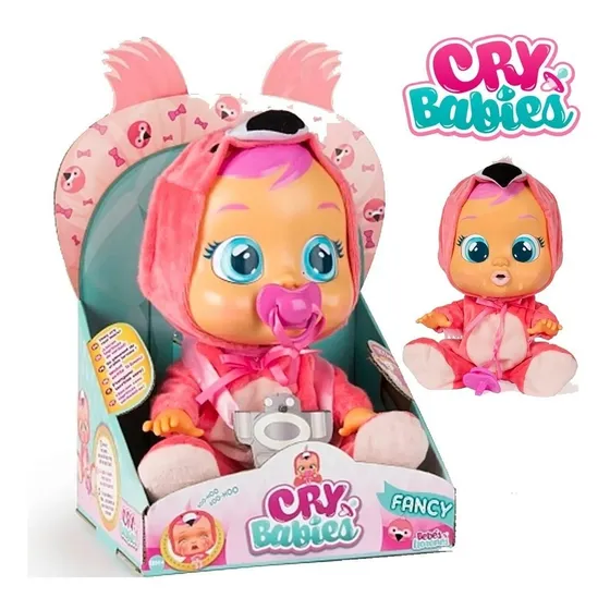 Boneca Cry Babies Flamy Chora De Verdade Multikids Br0121