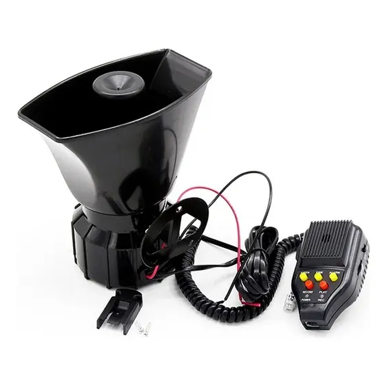 Sirena Alarma Policial 7 Tonos 100w
