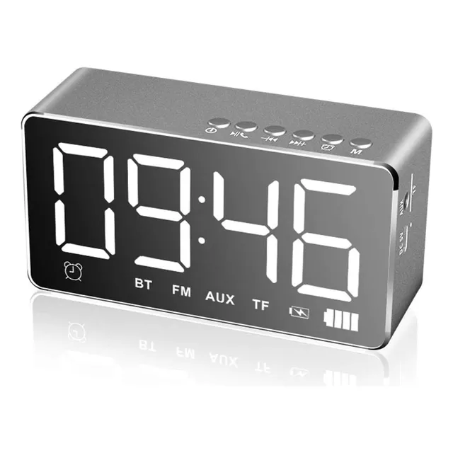 Reloj Despertador Pantalla Led Puerto Cargador Usb Funcion