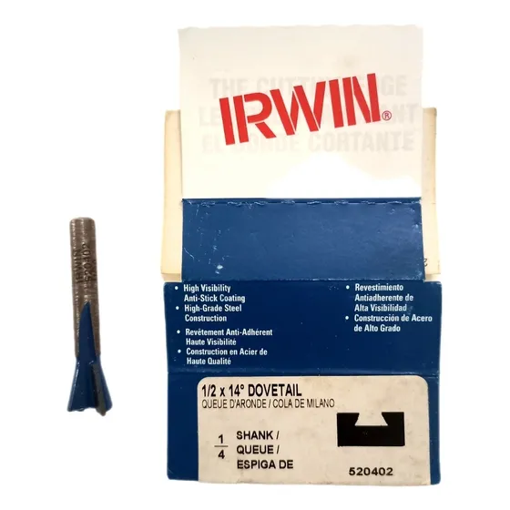 Fresa Mecha Para Madera 1/2 X 14°vols De Milano Irwin 520402