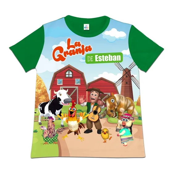 Franela Camisa Niño  La Granja De Zenon En Algodon