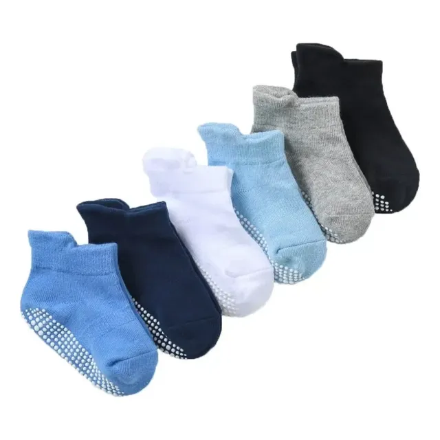 Calcetines Antideslizantes Para Bebés (12-36meses)  6 Pares