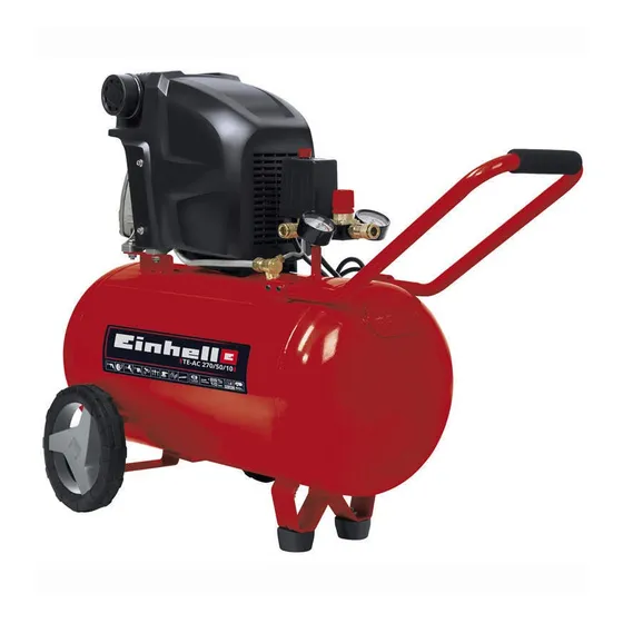 Compresor Einhell 50lt-10bar Te/ac 270