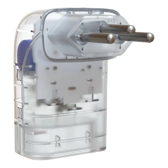Protetor De Surto Tomada 3p 20a Pocket Fit Clamper Lcf transparente