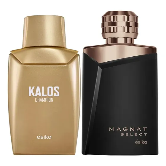 Set Perfumes Ésika Kalos Champion + Magnat Select