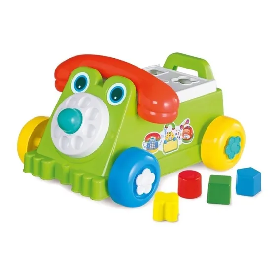Telefono Calesita Jugete Didactico Con Formas De Arrastre