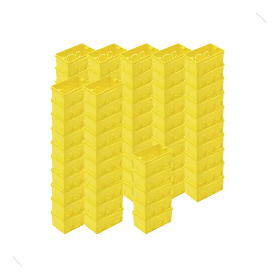 Caixa De Luz 4x2 Embutir Plástico Pvc Tramontina - Kit 100