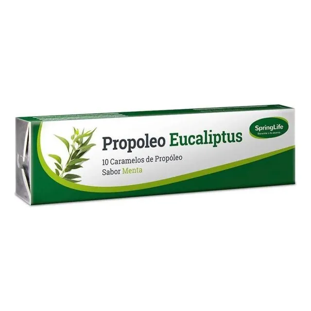 Caramelo Propoleo Eucaliptus Springlife 10 Unidades