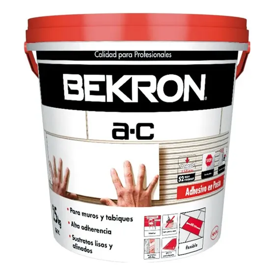 Adhesivo Cerámico Ac Pasta 25kg Bekron