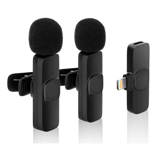 Microfono Balita Inalambrico Lavaller Bluetooth 2 Microfonos