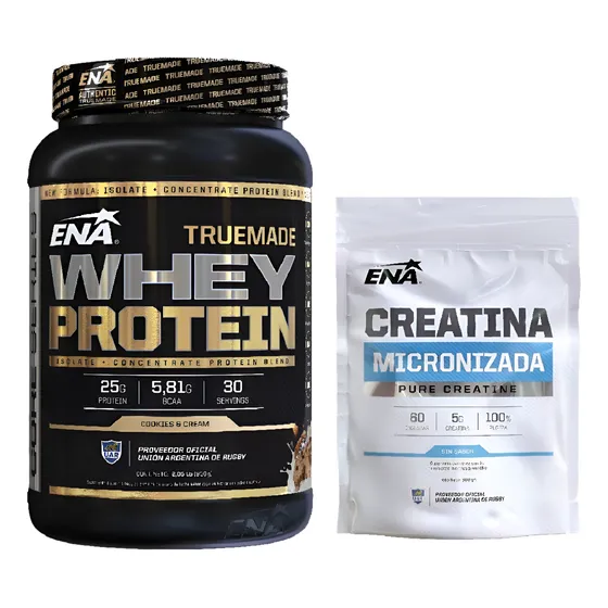 True Made Whey Protein Ena Proteína Isolate + Creatina Ena