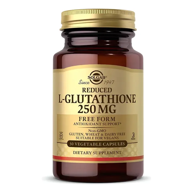 Solgar Reduced L-glutathione 250 Mg 30 Capsulas Veganas Sabor Sin Sabor
