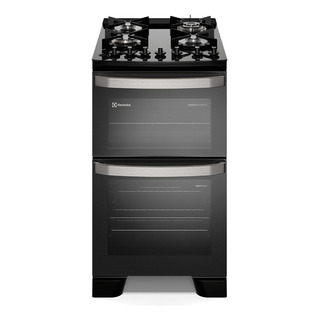 FogĂŁo 4 Bocas Electrolux Preto Experience Com Duplo Forno, P FogĂŁo 4 Bocas Electrolux Preto Experience Com Duplo Forno, P