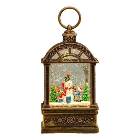 Farol Lampara Luz Led Musical Decoracion Navidad