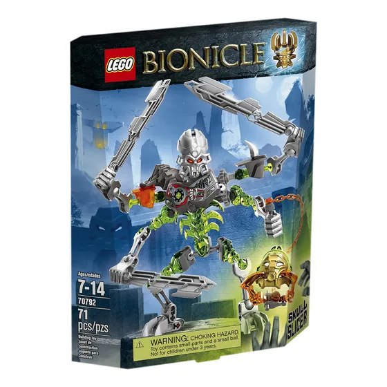 Kit De Construção Lego Bionicle 70792 Skull Slicer De 20 Cm 