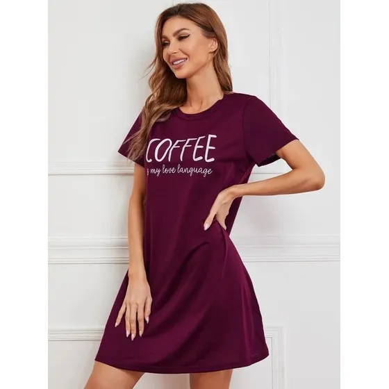 Pijama Shein Original Tipo Vestido Talla L Ropa Casa Casual