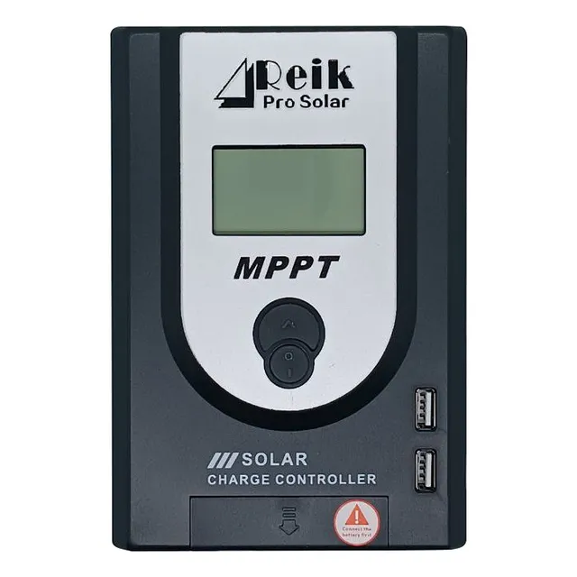 Controlador De Carga Mppt 20a 12v/24v Auto Marca Reik