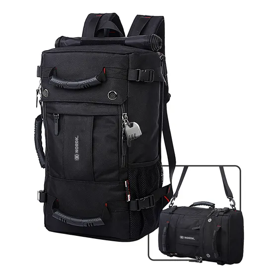 Mochila Camping Mala Viagem 2 em 1 Nordk Nomad Notebook 40L