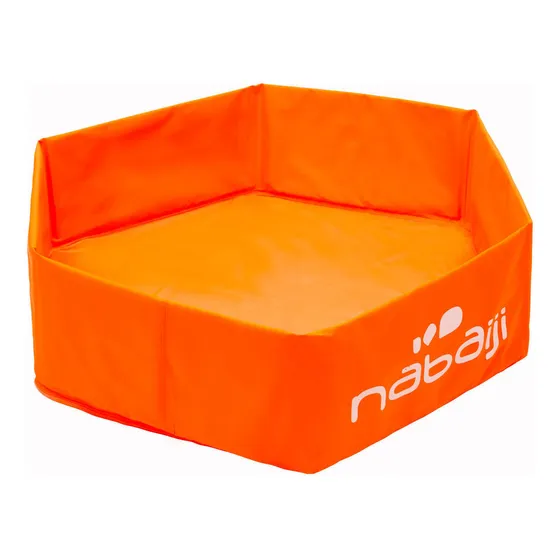 Piscina Dobrável 60 Litros Tidipool Para Crianças Nabaiji Cor Laranja