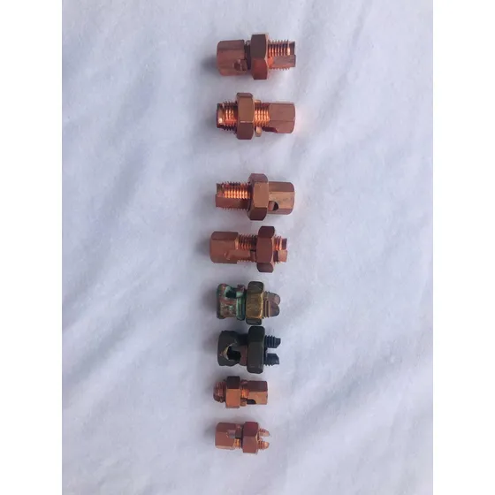 Conectores Perro En Bronce Varios Calibres Nuevo Y Usados.