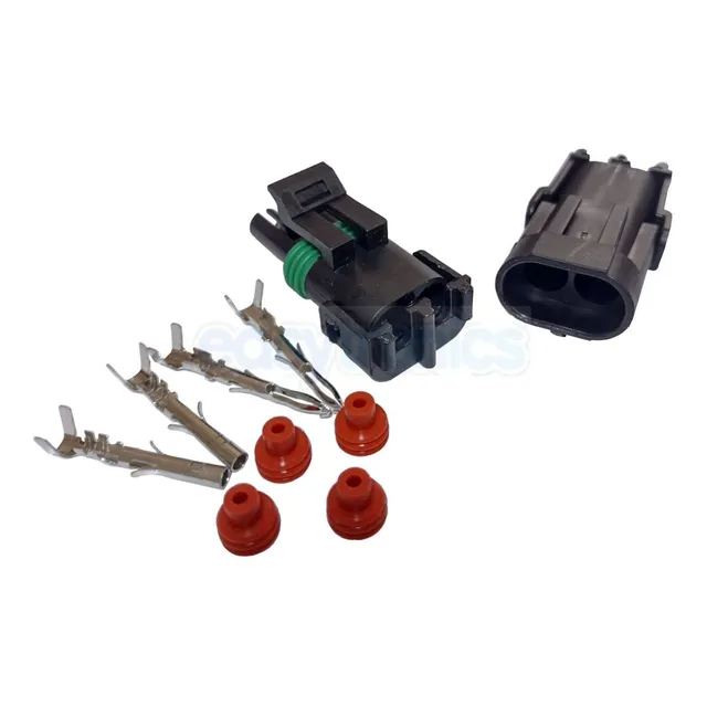 Conector Tipo Delphi Selado Duas Vias Automontivo Agrícola