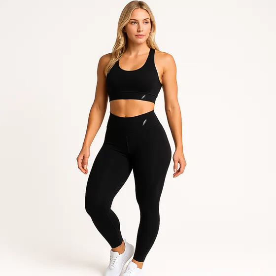 Conjunto Calza Deportiva + Top Fitness